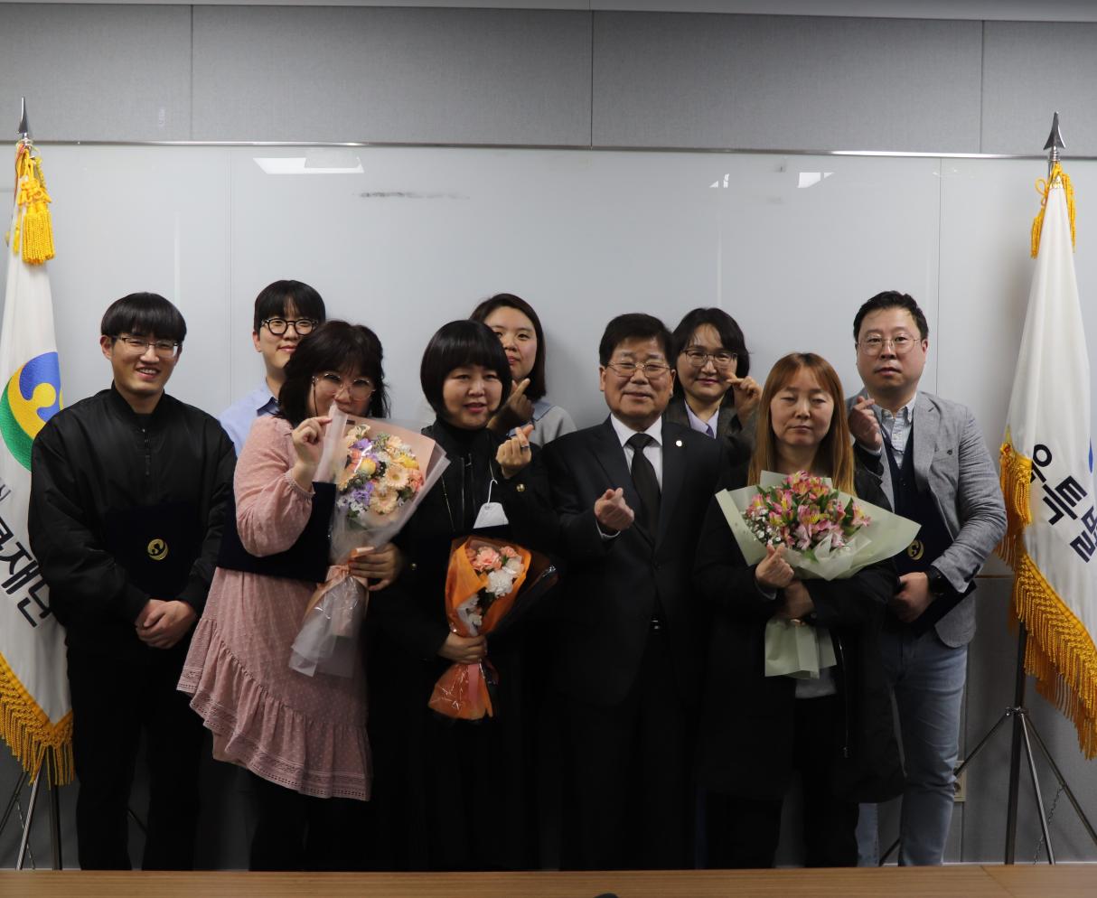 120다산콜재단, 승진자 임용장 전달 썸네일