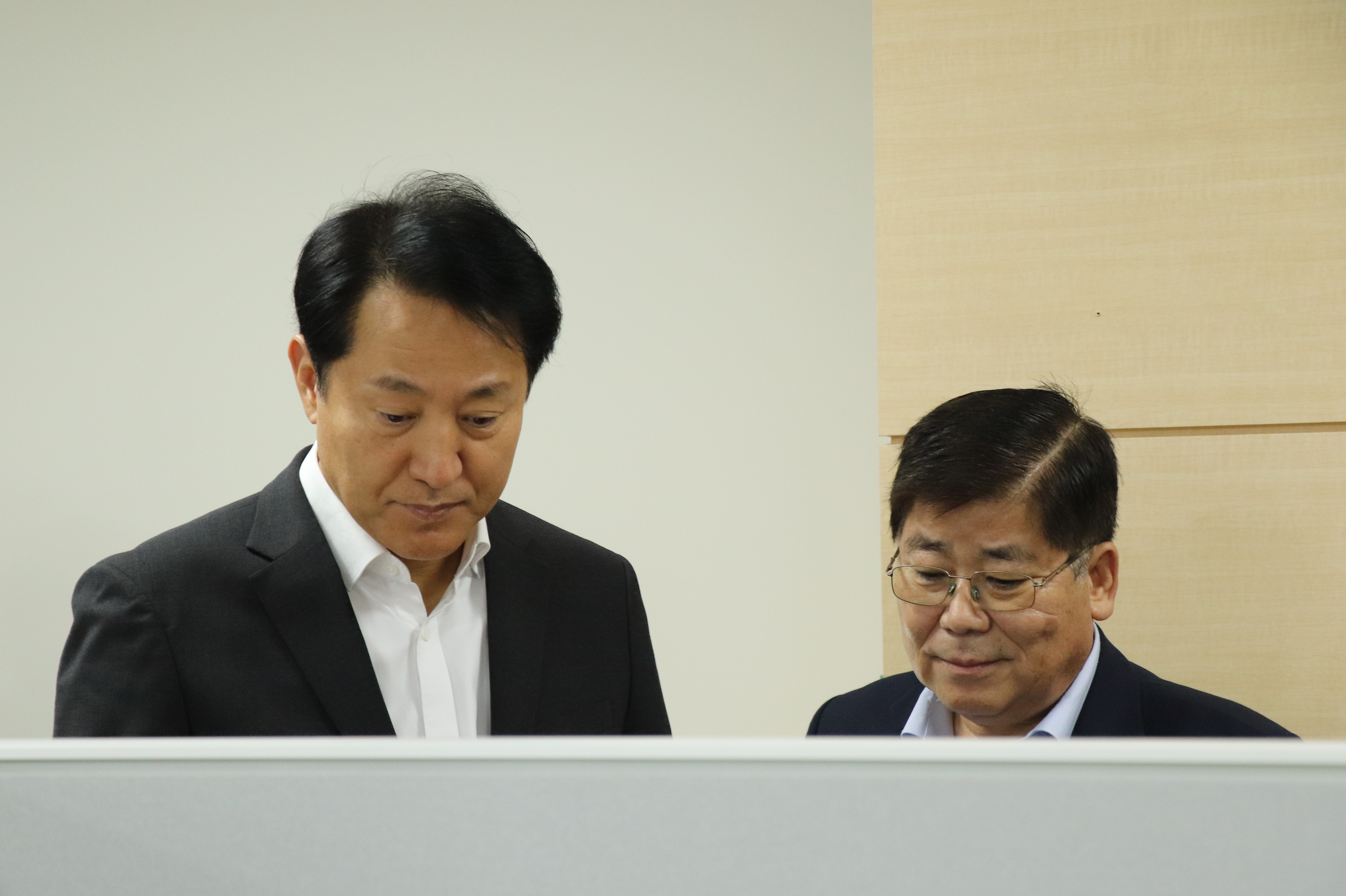 오세훈 서울시장, 추석 연휴 근무자 격려차 120다산콜재단 방문２